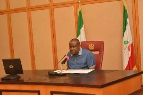 "The Comrade In Oshiomhole Has Died, He Is Now Wearing Imported Safari Suits" - Gov. Wike